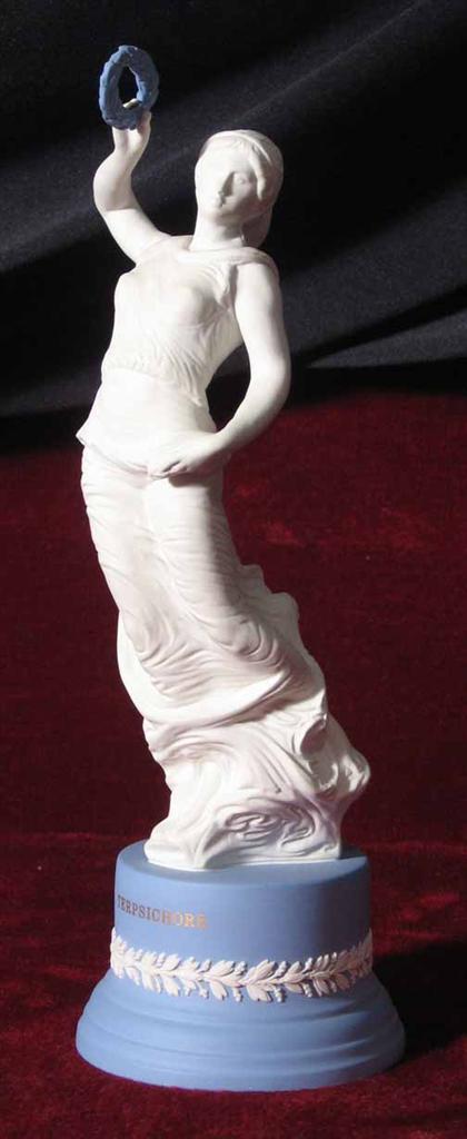 Appraisal: Wedgwood figure of a woman titled Terpsichore H in PROVENANCE