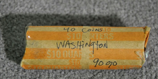 Appraisal: Roll of Circulated Washington QuartersVarious dates and grades All silver