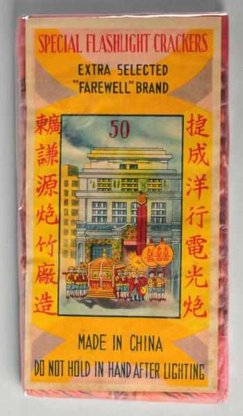 Appraisal: Farewell Brand -Pack Firecrackers Class Manufactured by Wong Kwong Hing