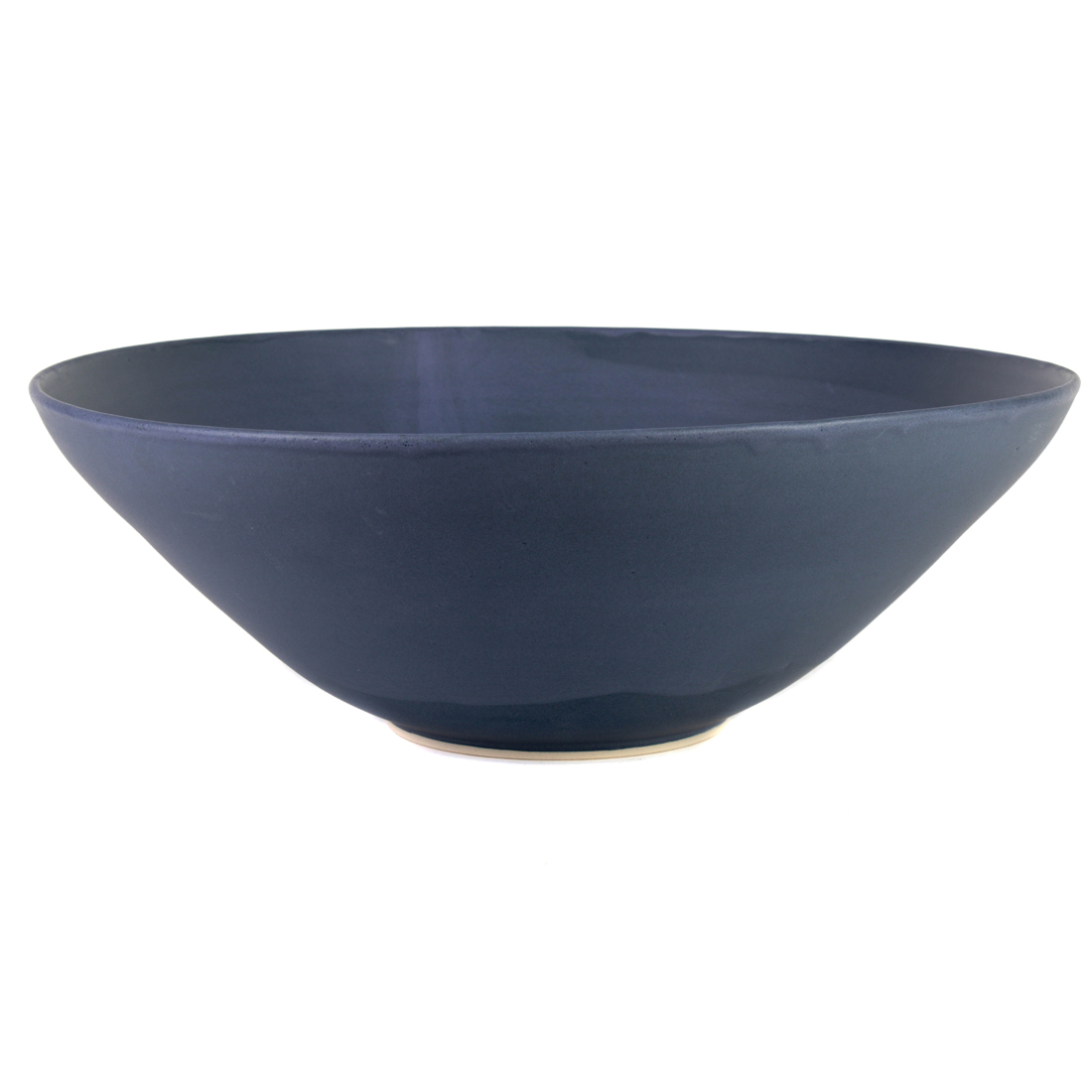 Appraisal: Christiane Perrochon Bowl blue-grey ceramic artist's cipher to reverse h