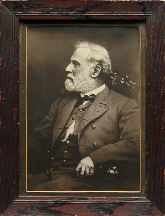 Appraisal: AUTOGRAPHED CARTE DE VISITE OF ROBERT E LEE Front showing