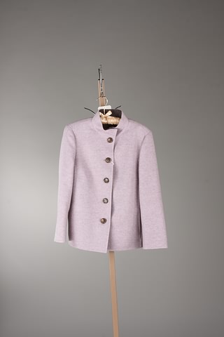 Appraisal: Akris lavender cashmere jacket Size Good condtion