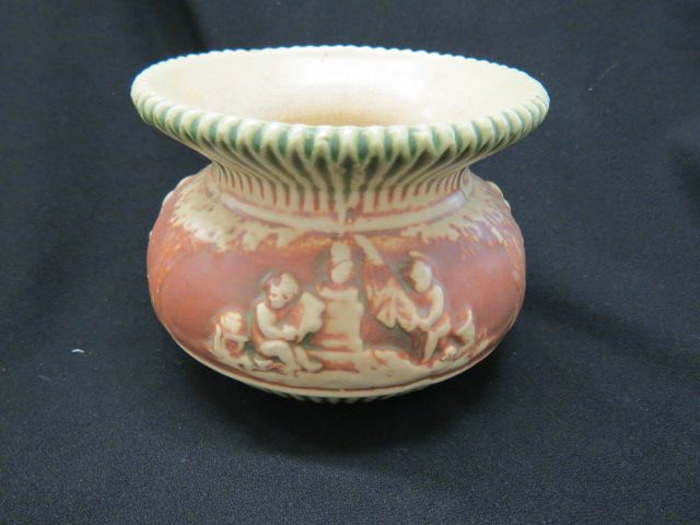 Appraisal: Roseville Pottery Donatello Spittoon x interior crazing scarcer form