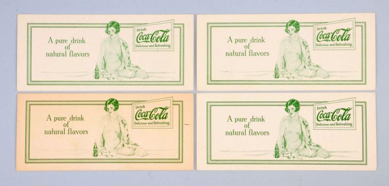 Appraisal: Lot Of Coca-Cola Ink Blotters three are like new and