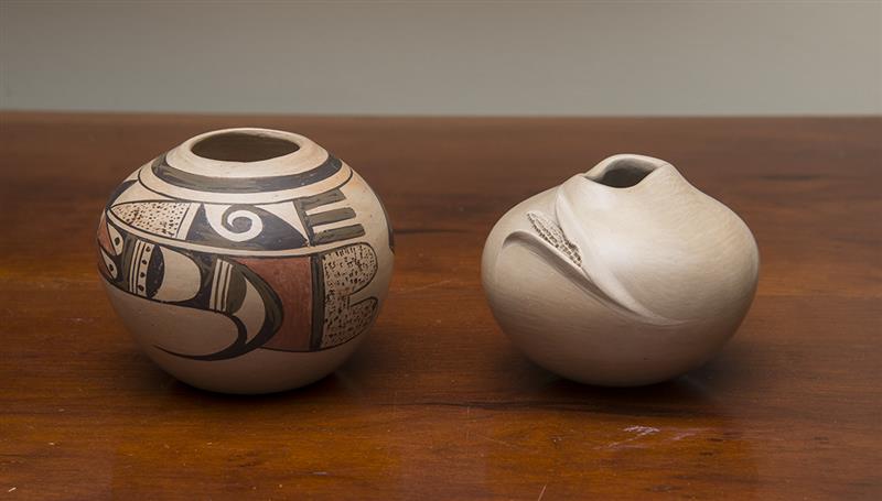 Appraisal: FANNIE NAMPEYO POT AND A IRIS NAMPEYO POT The first