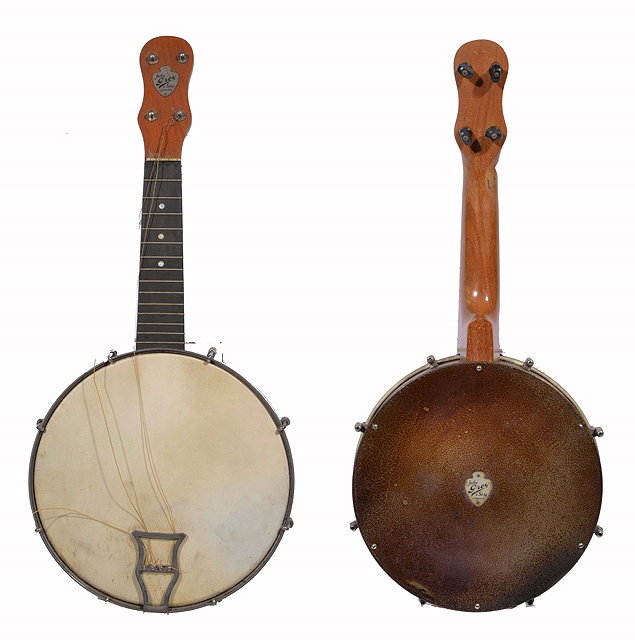 Appraisal: A UKULELE BANJO by John Grey and Sons London cased