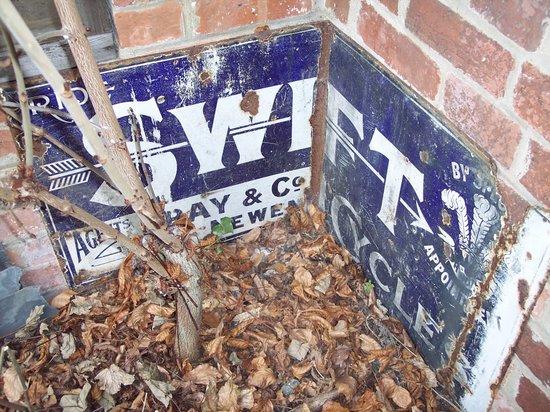 Appraisal: An enamel sign Ride Swift Cycles for Bray Co Newent