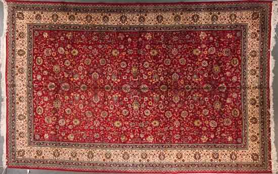 Appraisal: Persian Tabriz carpet Iran circa x Estimate -