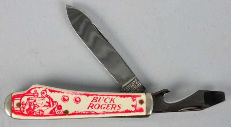 Appraisal: Very Scarce Vintage Buck Rogers Pocket Knife Description Circa Made