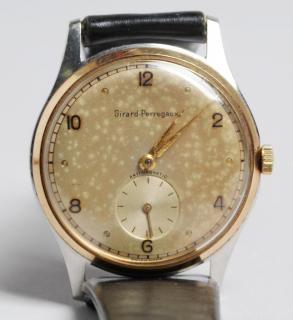 Appraisal: Girard Mid- th century seventeen jewels marked on the dial