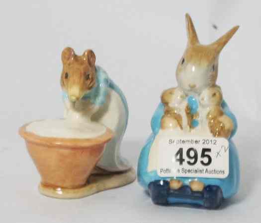 Appraisal: Beswick Beatrix Potter Figures Anna Maria BP b and Mrs