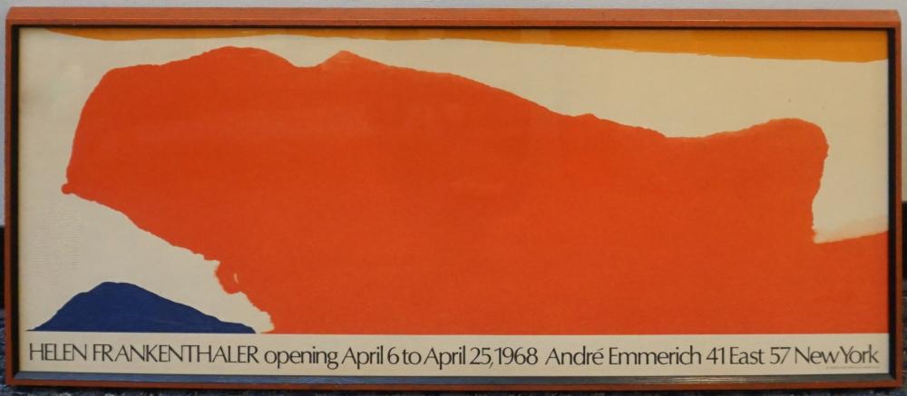 Appraisal: After Helen Frankenthaler American - Andre Emmerich Gallery Poster Print