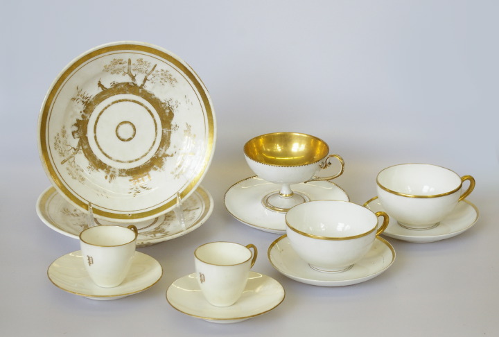 Appraisal: Forty-Six-Piece Collection of Porcelain consisting of an attractive set of