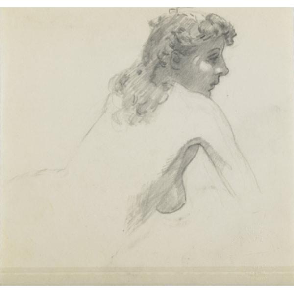 Appraisal: RALPH WILLIAM HOLMES American - Ten untitled figure studies pencil