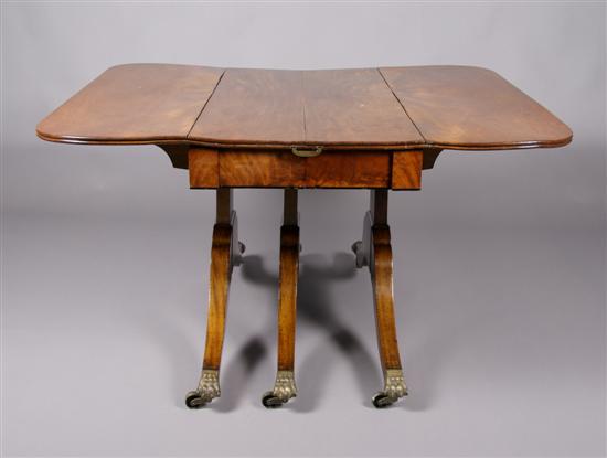 Appraisal: A George III Accordion Extension Dining Table Width x length