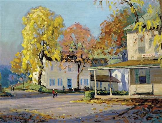 Appraisal: Theodore Saint-Amant Cunningham Swiss North Carolina b NORTH CAROLINA STREET