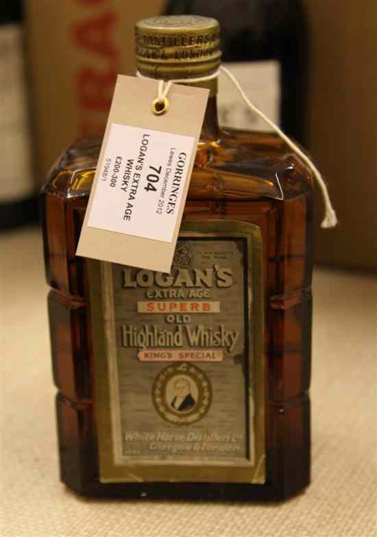 Appraisal: A bottle of Logan's Extra Age Superb Old Highland Whisky