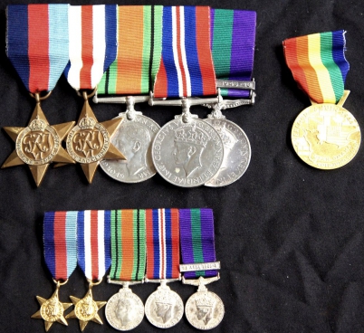 Appraisal: A group of medals awarded to SJT R Burrell R