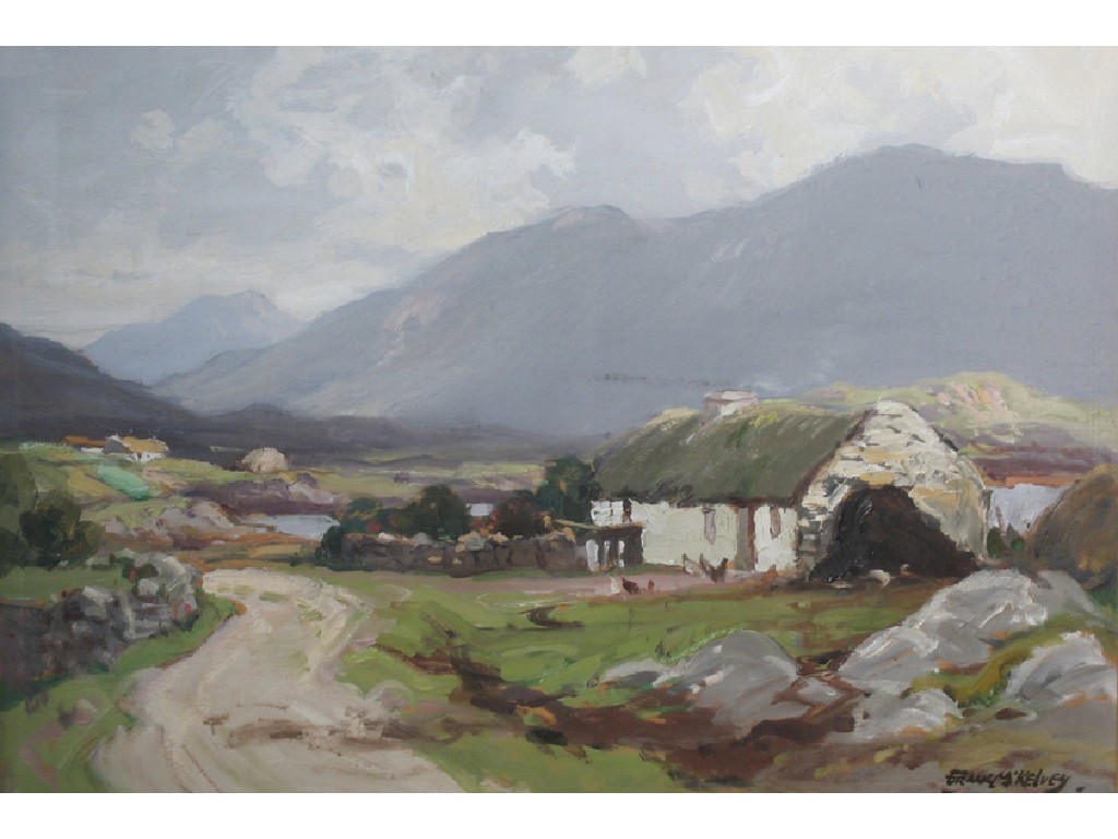 Appraisal: FRANK McKELVEY An Irish landscape signed and the reverse with