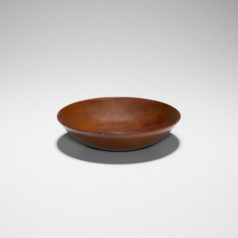 Appraisal: James Prestini bowl James Prestini bowl USA c walnut dia