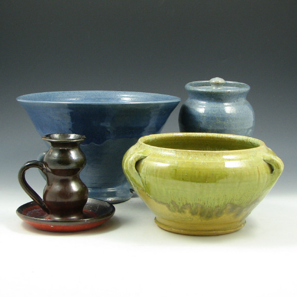 Appraisal: North State Carolina Pottery Pieces Four Four North State Pottery