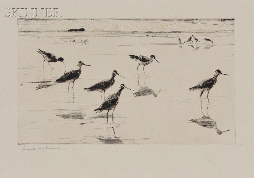 Appraisal: Frank Weston Benson American - Waders published state of Paff