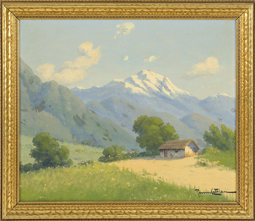 Appraisal: BENITO RAMOS CATALANChilean - View of the Andes Mountains with