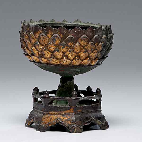 Appraisal: Chinese Ming Period Bronze Stand Chinese Ming Dynasty and of