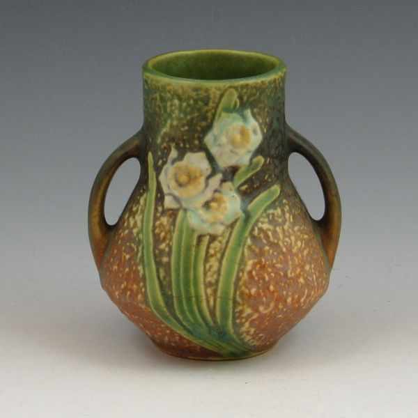 Appraisal: Roseville Jonquil - '' vase Marked with original black paper