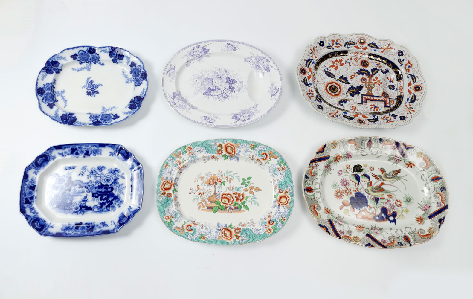 Appraisal: PC PLATTER COLLECTION Comprising - '' English Messina platter having