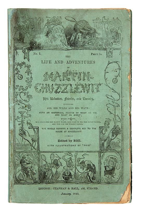 Appraisal: DICKENS Charles The Life and Adventures of Martin Chuzzlewit London