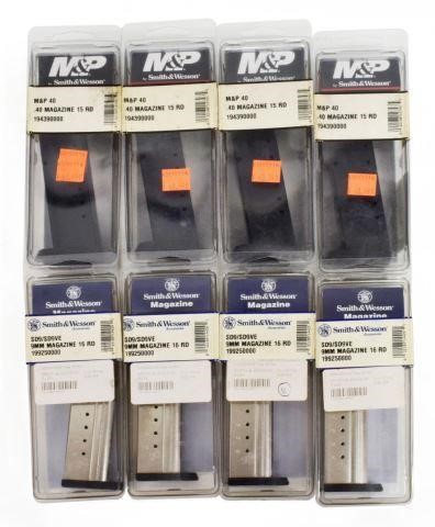 Appraisal: lot of Smith Wesson pistol magazines new in box including