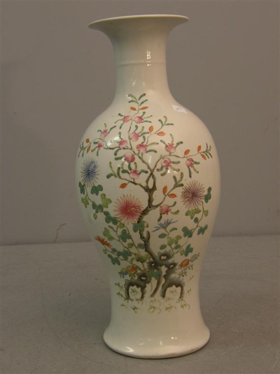 Appraisal: Twentieth century Chinese vase decorated with a flowering tree The