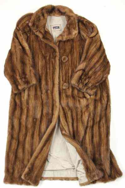 Appraisal: Full Length Mink Coatwith Narron by Lynda label interior label