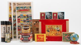 Appraisal: Group of Tin Banks Games and Other Antiques Group of