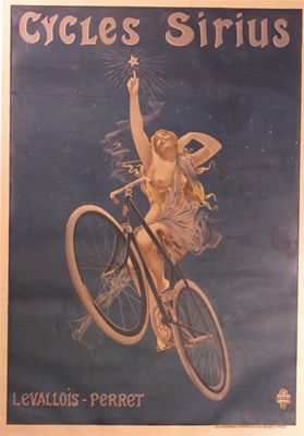 Appraisal: Cycles Sirius' a lithographic poster designed by Henri Boulanger Gray