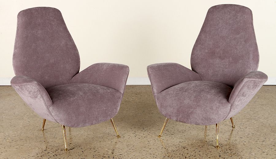 Appraisal: PAIR ITALIAN TULIP CHAIRS MANNER OF ICO PARISI A pair