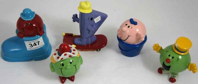 Appraisal: A Collection of Wade Figures from the Mr Men series