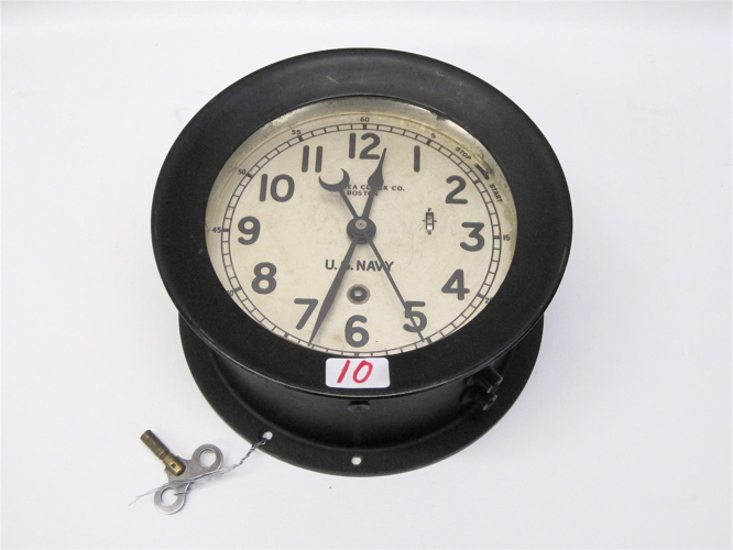 Appraisal: U S NAVY MARINE CHRONOMETER Chelsea Clock Co Boston serial