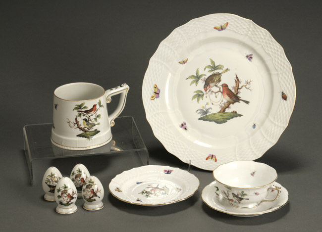 Appraisal: Herend 'Rothschild Bird' Part Dinner Service Mostly - Consisting of