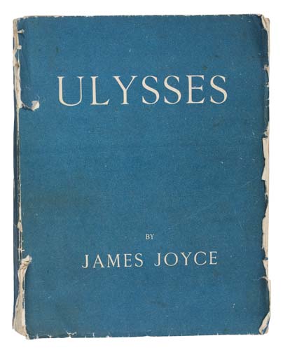 Appraisal: FIRST ENGLISH EDITION JOYCE JAMES Ulysses Thick to original Greek