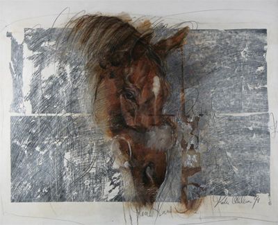 Appraisal: Kate O'Sullivan th Century Study of a horse Signed and