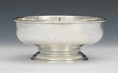 Appraisal: A Sterling Silver Bowl by Gorham Sterling silver bowl raised