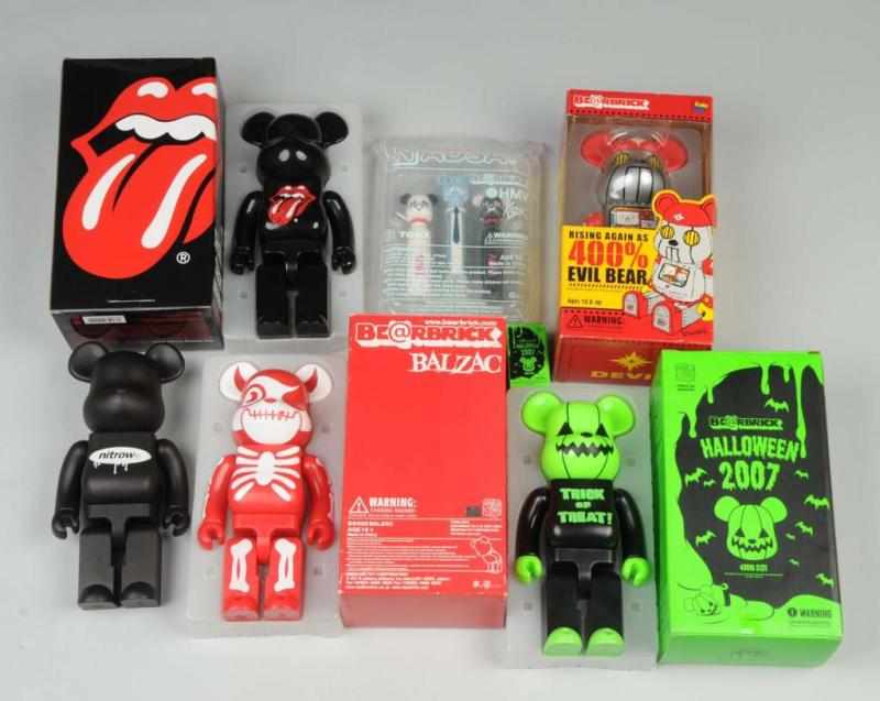 Appraisal: Lot of Be rbrick Figures Description Manufactured by Medicom Includes