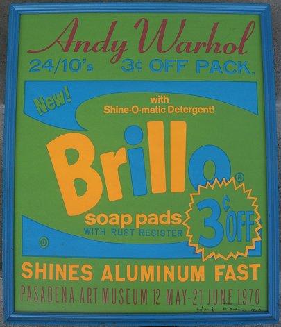 Appraisal: WARHOL Andy American - Brillo for Pasadena Art Museum Lithographic