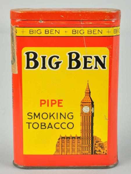 Appraisal: Big Ben Pocket Tobacco Tin Description Fine example with good