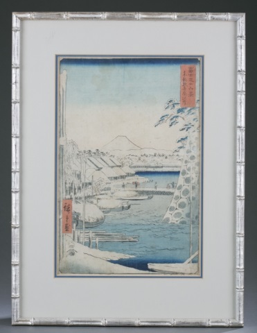 Appraisal: Ando Hiroshige Japanese - Colored Wood Block Prints th c