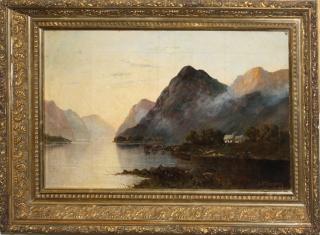 Appraisal: Jasper Francis Cropsey American - Farm on the Hudson x