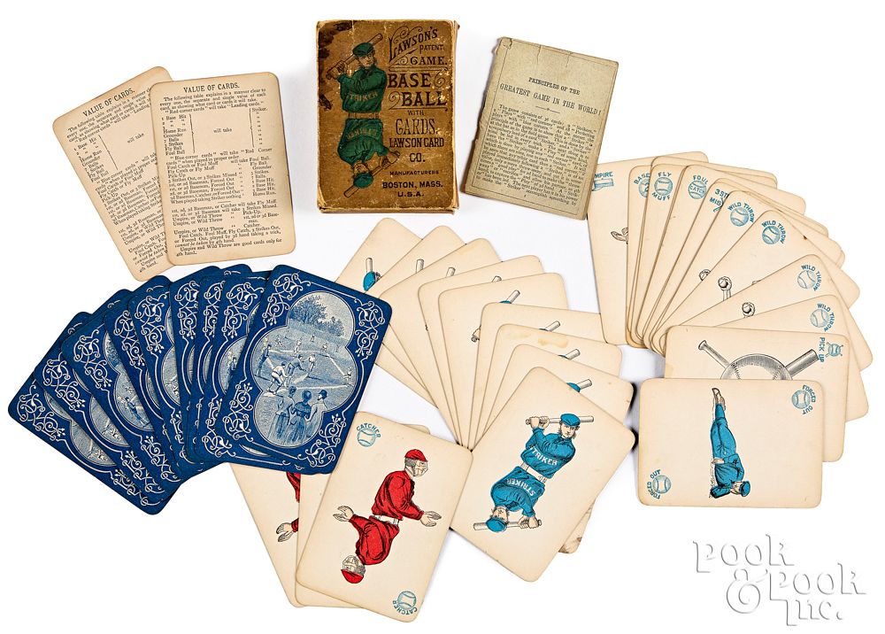 Appraisal: Lawson's Base Ball card game ca Lawson's Base Ball card