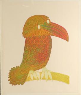 Appraisal: Sergio Gonzalez The Ethiopian Battle Parrot artist's proof color etching